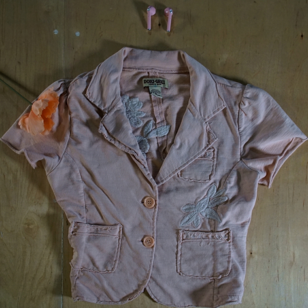 Doki Geki Short Embroidered Jacket